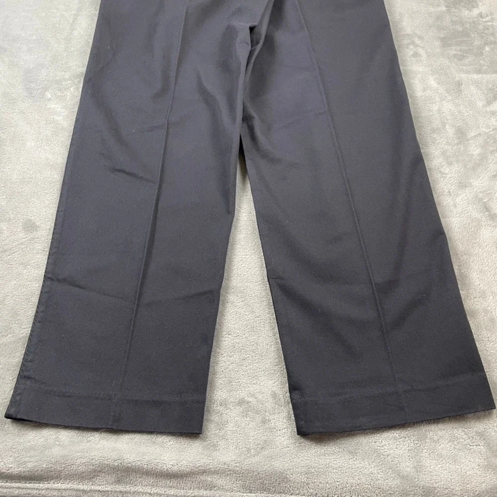 IZOD PerformX Mens Pleated Dress Pants Navy Blue 32x30 Stretch Cotton Trousers